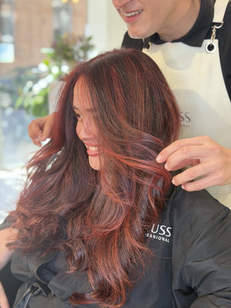 Balayage natural resultado real peluquería Javier Vargas Chamberí Madrid